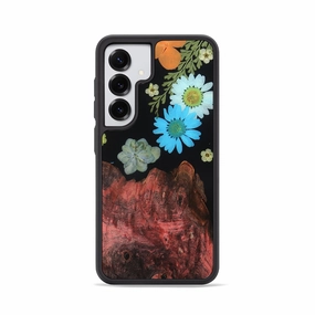 Anti Spy Film Galaxy S25 Wood Phone Case - Shelia (Bloom, 781591)
