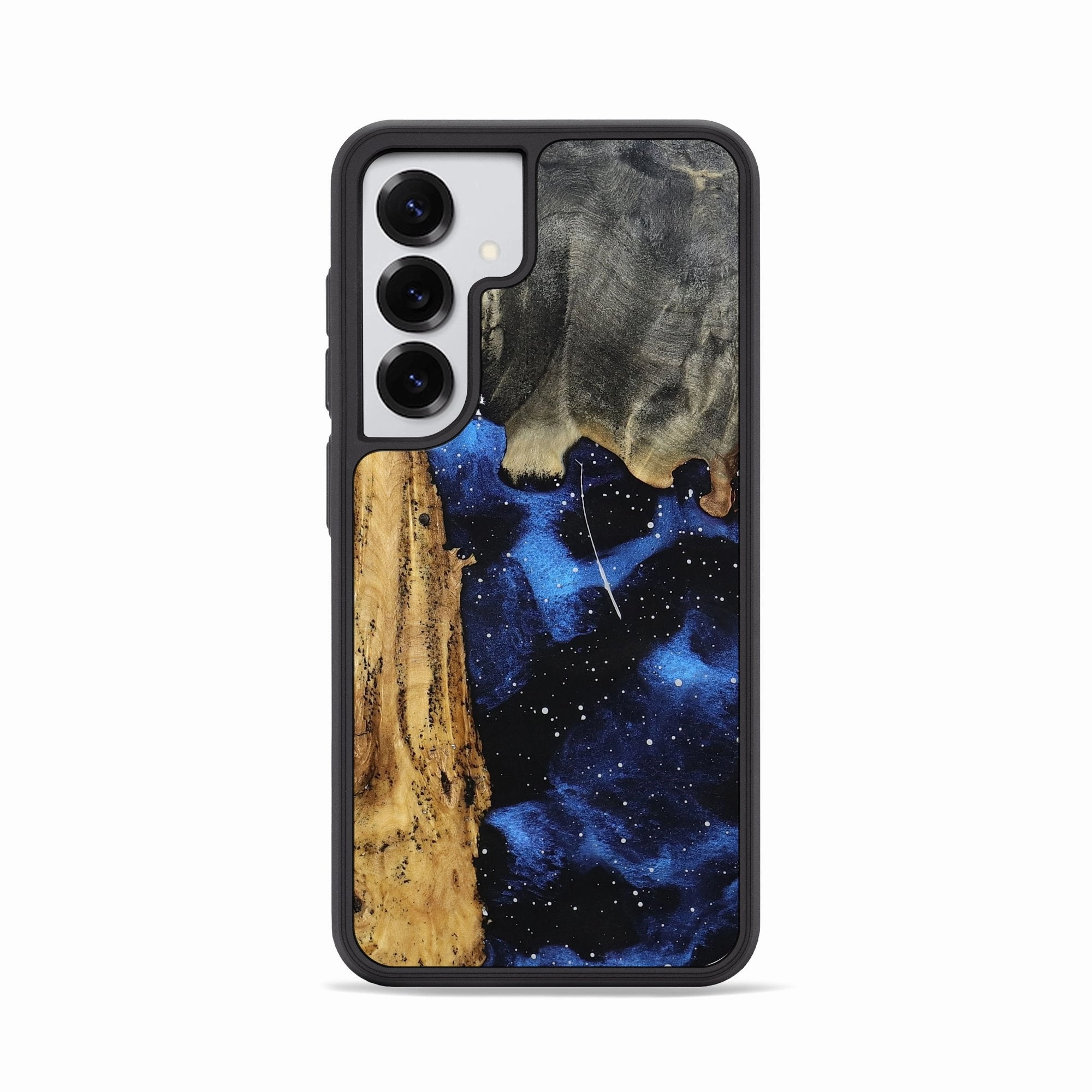 Galaxy S25 Wood Phone Case - Sky (Cosmos, 781927) Bubble Free Installation
