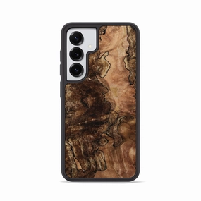 Crystal Clear Slim Screen Protector Galaxy S25 Wood Phone Case - Stefan (Wood Burl, 781874)