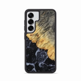 Galaxy S25 Wood Phone Case - Tamatha (Cosmos, 780764) Fingerprint Resistant Anti Reflection Coating