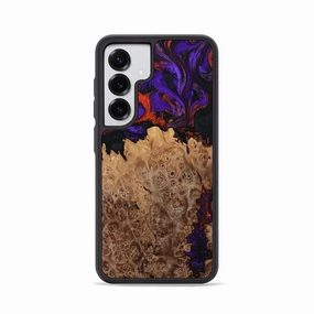 Galaxy S25 Wood Phone Case - Terence (Purple, 781679) Edge Protection