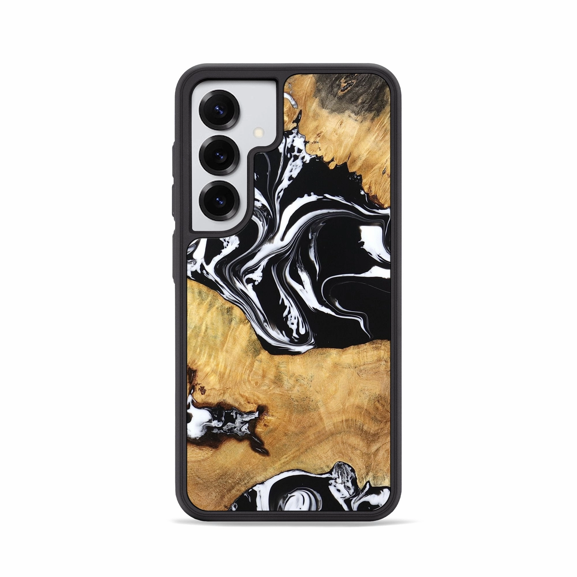 Protective Film Galaxy S25 Wood Phone Case - Terri (Black & White, 778000)