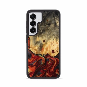 Smooth Surface Galaxy S25 Wood Phone Case - Tosha (Red, 774942)