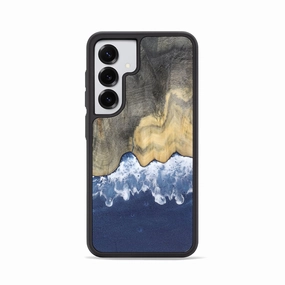 Galaxy S25 Wood Phone Case - Vergie (Coastal, 781853) Anti Finger Streak Screen Guard