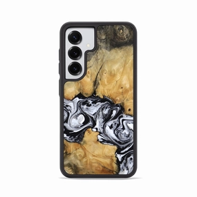 Grip Friendly Galaxy S25 Wood Phone Case - Vicky (Black & White, 770076)