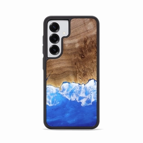Anti Finger Stain Galaxy S25 Wood Phone Case - Walton (Coastal, 773218)