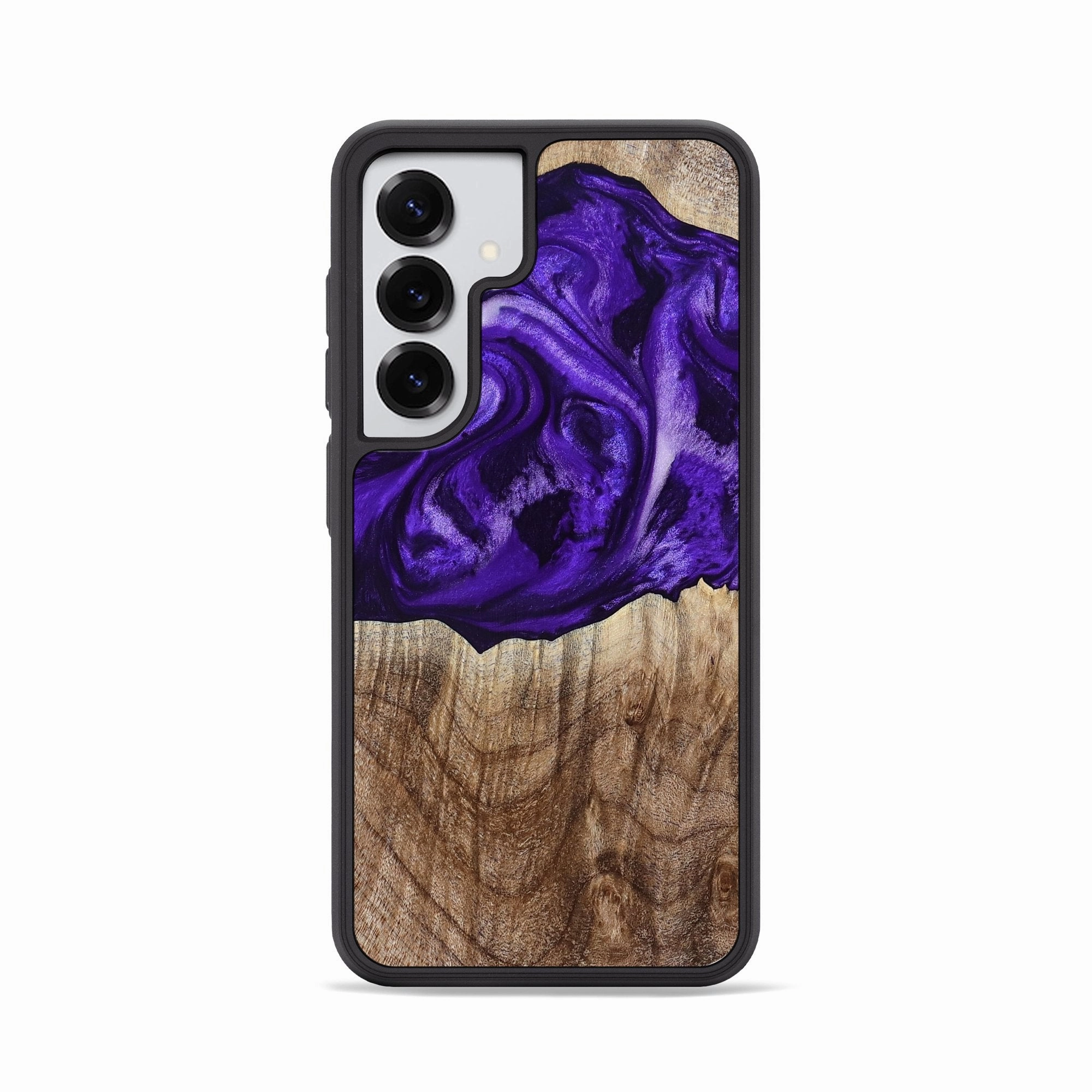 Galaxy S25 Wood Phone Case - Westin (Purple, 778278) Scratch Resistant Coating Scratch Resistant Glass