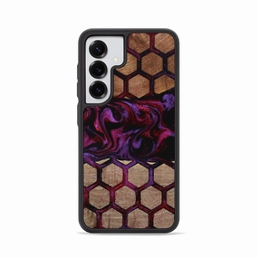 Galaxy S25 Wood Phone Case - Willis (Pattern, 774661) Dustproof Cover Fingerprint Resistant Coating