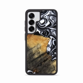 Dustproof Cover Protective Screen Galaxy S25 Wood Phone Case - Wylder (Black & White, 770079)