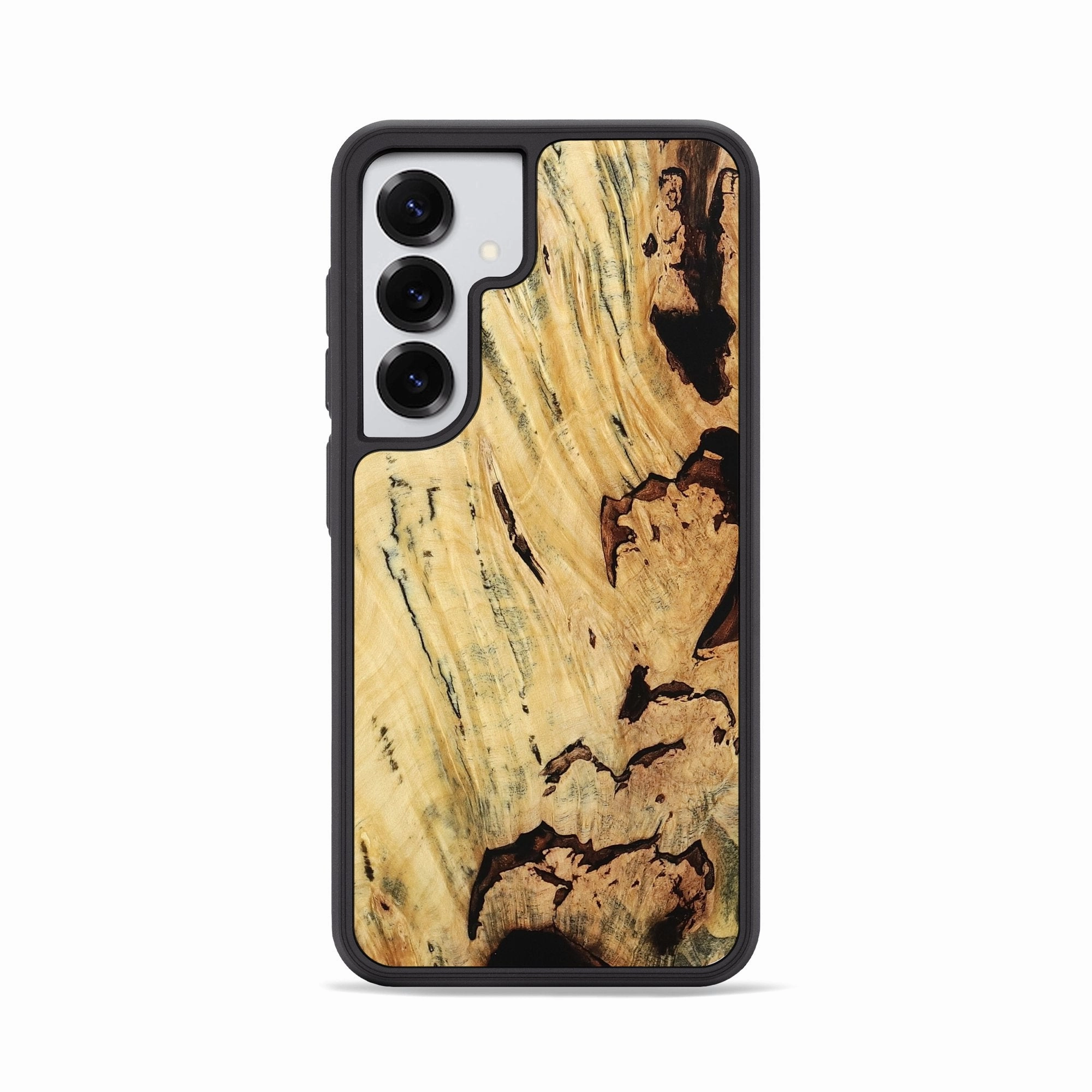 Galaxy S25 Wood Phone Case - Zaiden (Wood Burl, 781182) Smooth Surface Drop Protection