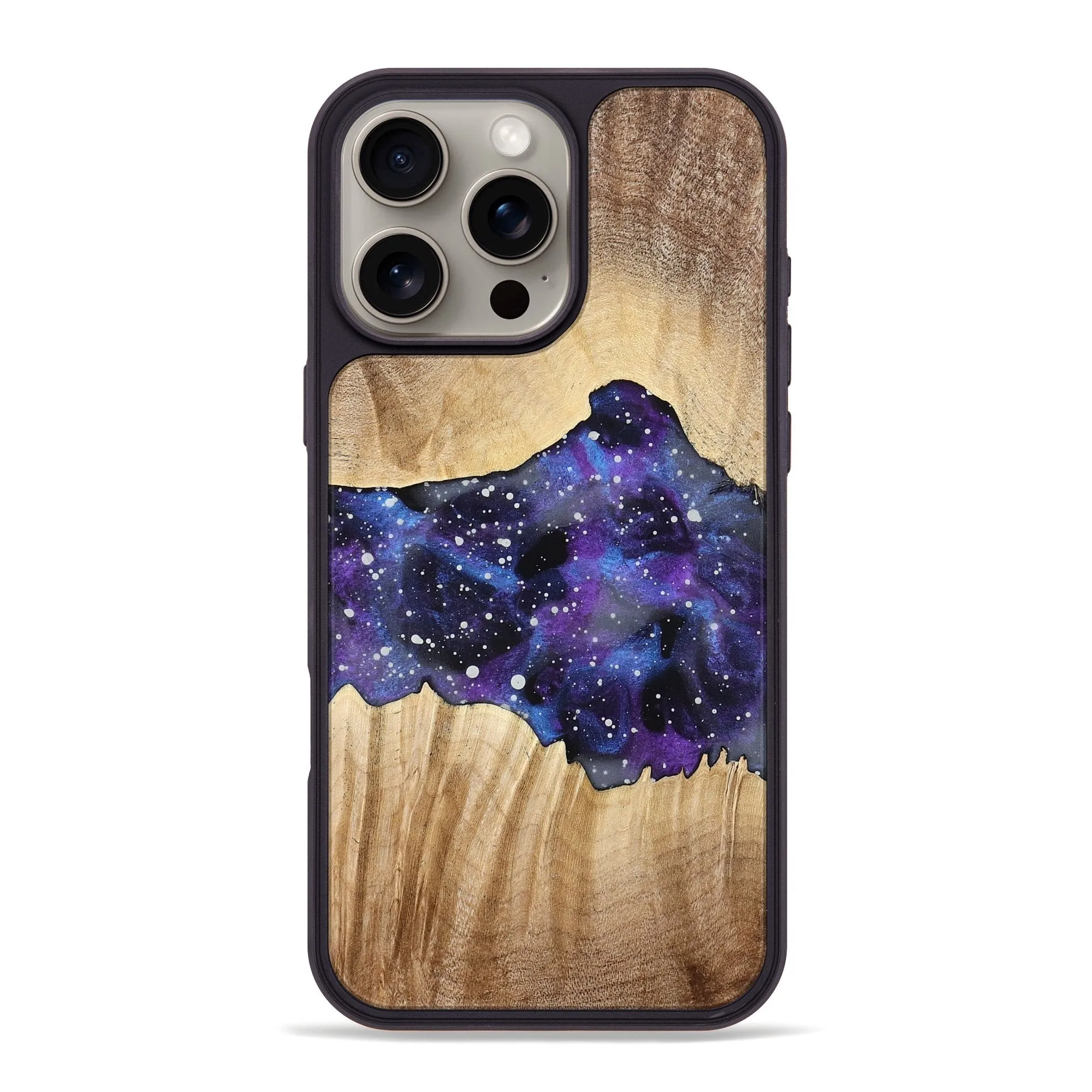 Anti Dust Film Fingerprint Resistant Iphone 16 Pro Max Wood Phone Case - Socorro (Cosmos, 776453)