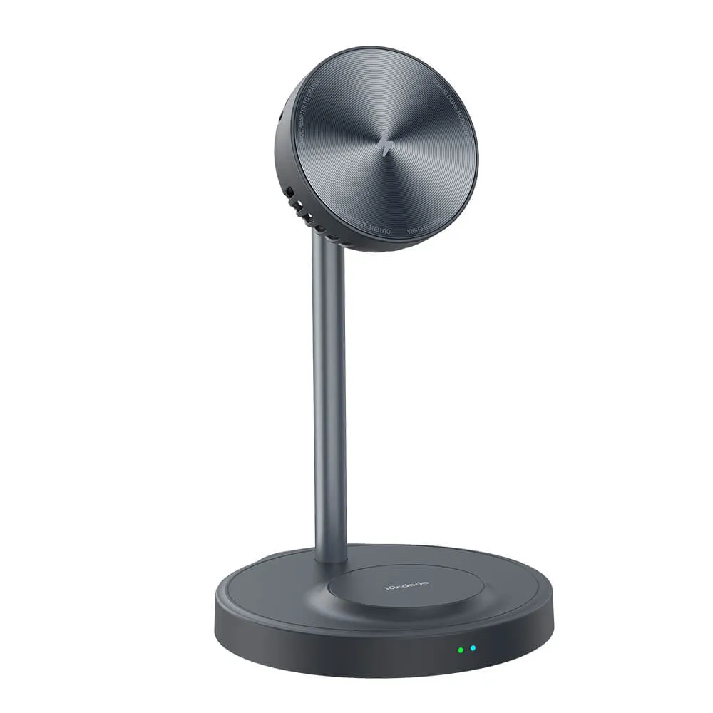 Plug and Play Mcdodo 2-In-1 Magnetic Wireless Charger With Cooling Fan (Mobile/Tws Earphone)