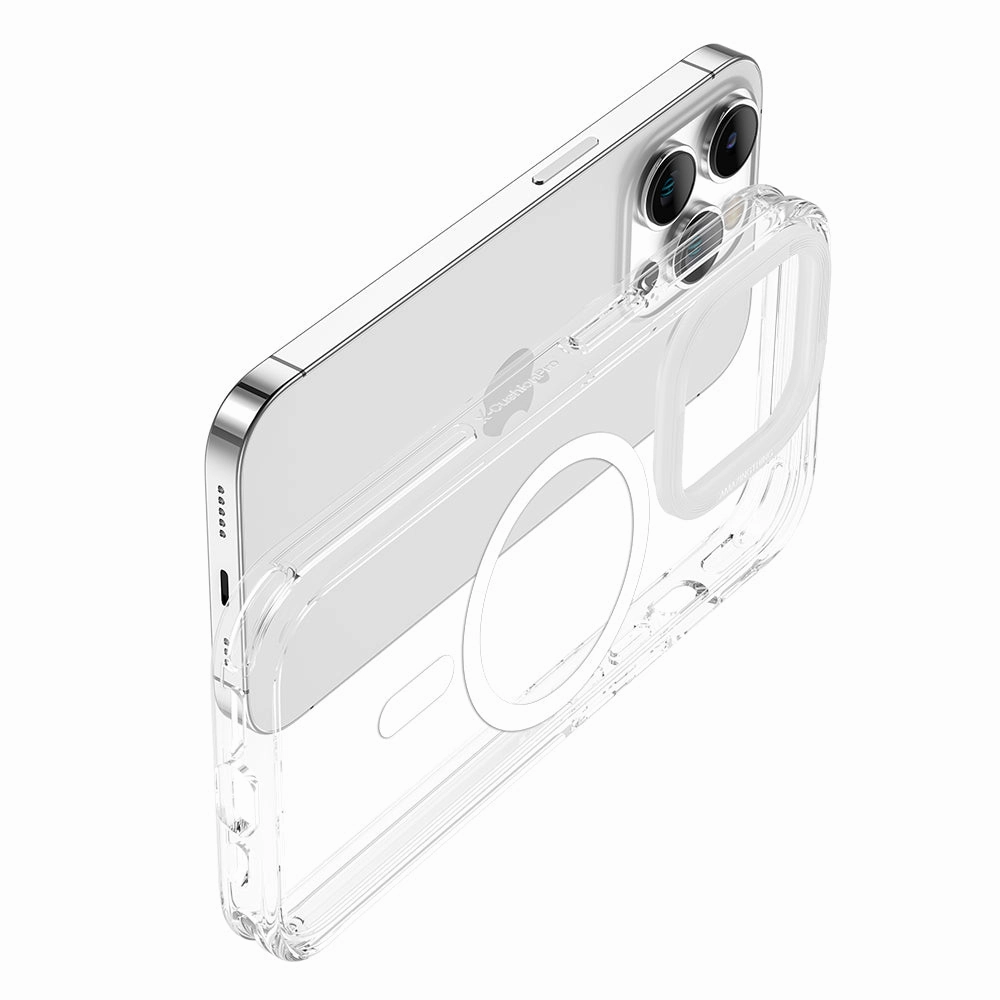 Shock Absorption Anti Finger Mark Film Mag 14 Ft Drop-Proof Case | Iphone 14 Pro | Pro Max | Clear