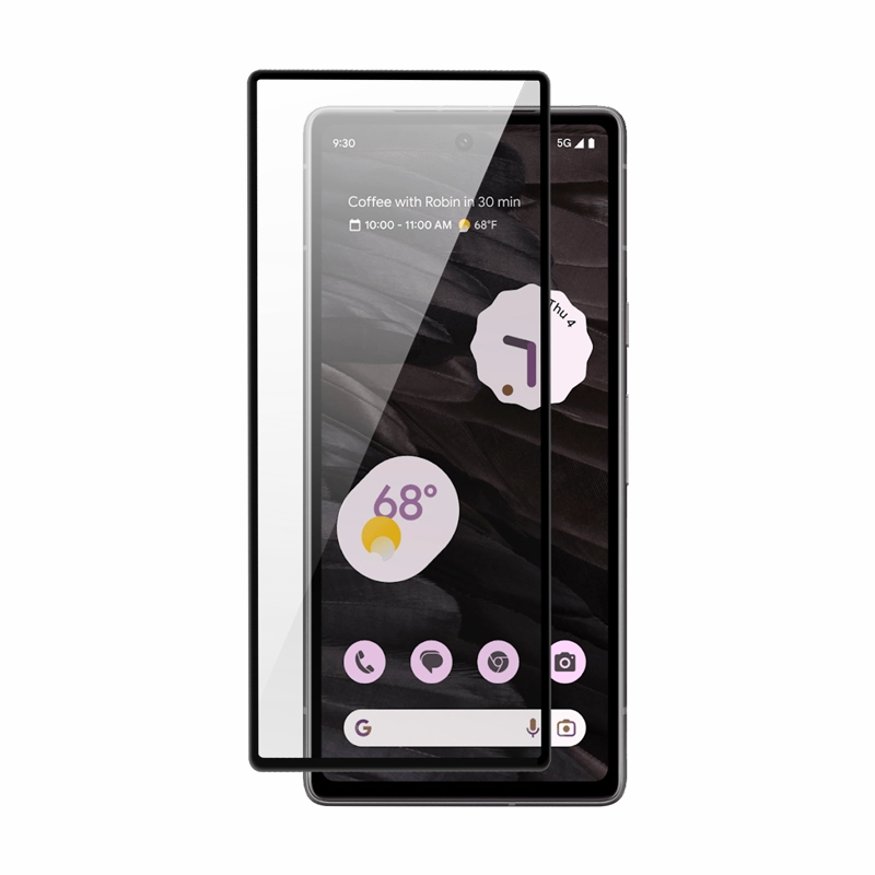 Grip Friendly Google Pixel 7A 3D Tempered Glass Screen Protector (1-Pack)