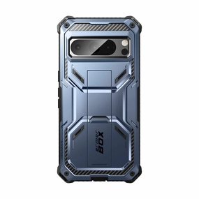 Google Pixel 8 Pro Armorbox Case - Metallic Blue Bubble Free Installation Anti Static