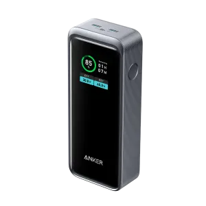 Anker 723 Power Bank(Powre Core 12K) 130W (2C) -Black Laptop Airline Safe