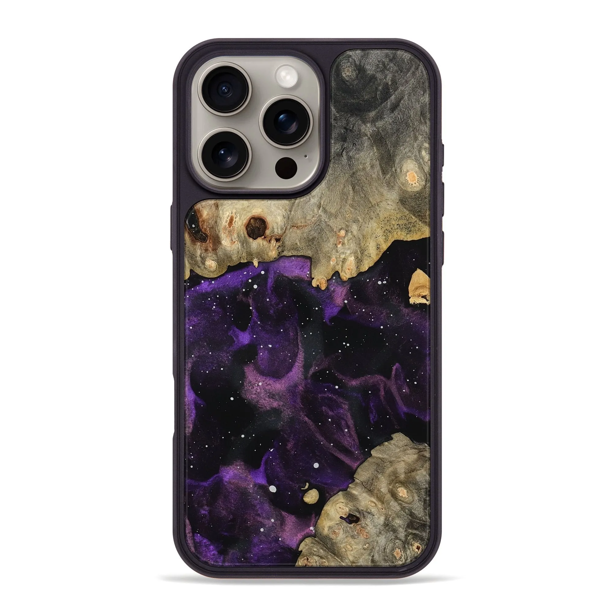 Bubble Free Installation Iphone 16 Pro Max Wood Phone Case - Akeem (Cosmos, 781917)