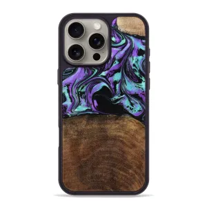 Iphone 16 Pro Max Wood Phone Case - Kala (Purple, 779628) Anti Scratch Shield
