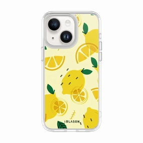 Anti Finger Mark Film Iphone 15 Plus Halo Magsafe Cute Phone Case - Lemonade