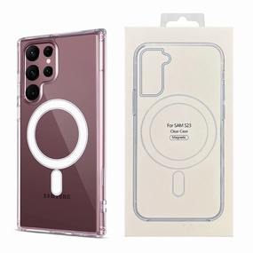 Fingerprint Resistant Screen For Galaxy S23 Plus Hard Crystal Clear Case Compatible With Magsafe