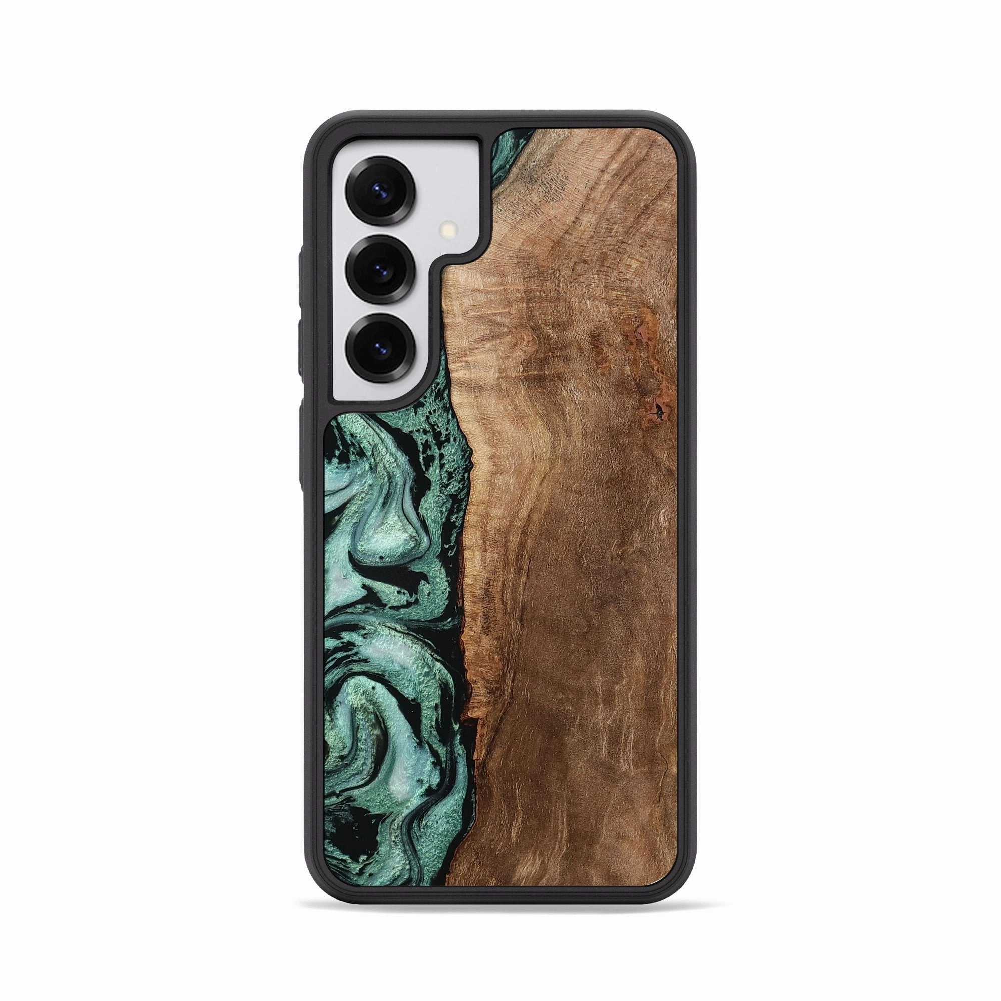 Protective Film Galaxy S25 Wood Phone Case - Kevin (Green, 781792)