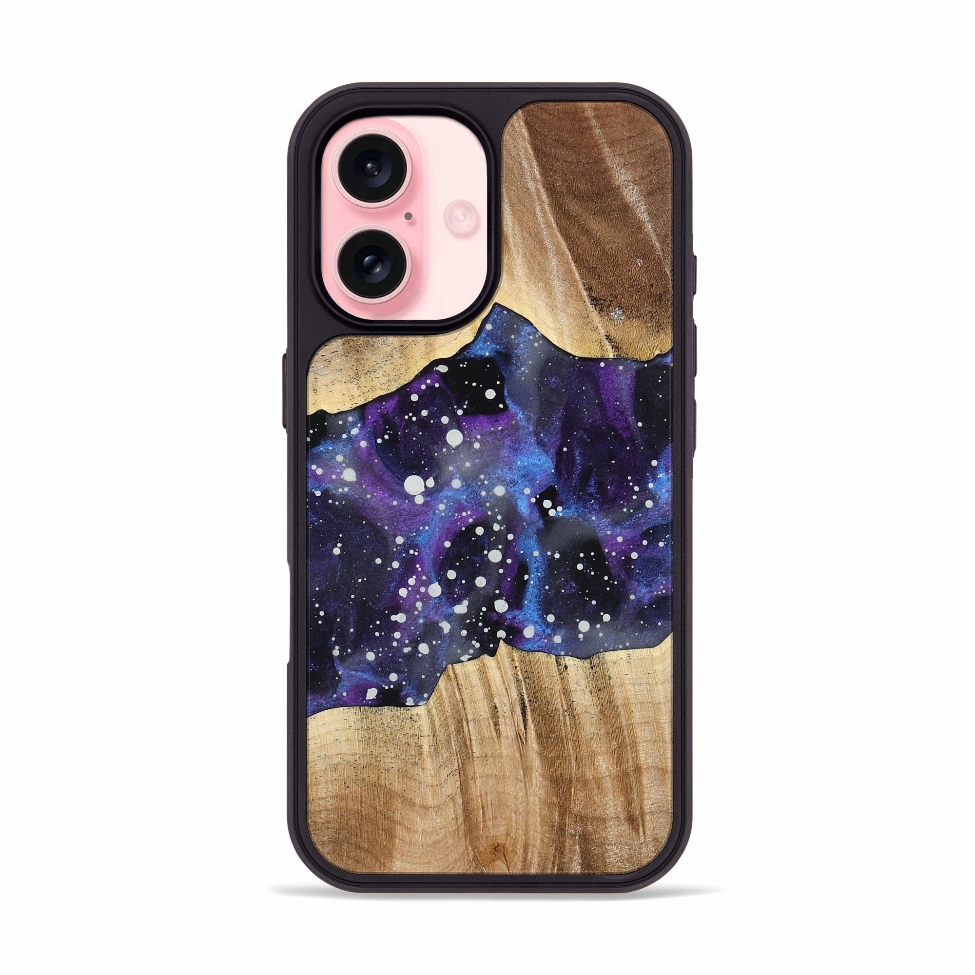 Iphone 16 Wood Phone Case - Kacey (Cosmos, 776463) Easy Apply