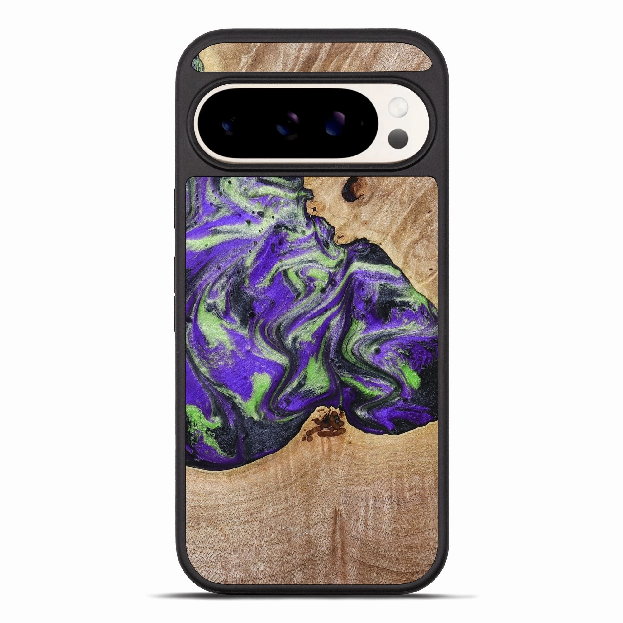 Shock Guard Pixel 10 Pro Xl Wood Phone Case - Alpha (Purple, 781677)