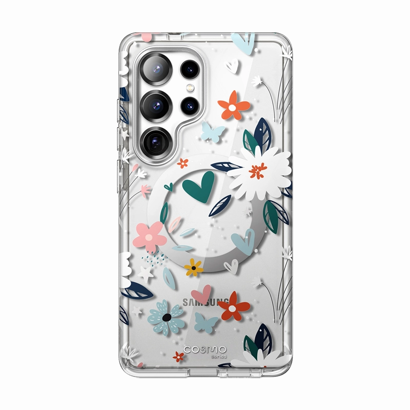 Galaxy S25 Ultra Cosmo Cute Case -Paint Fingerprint Shield