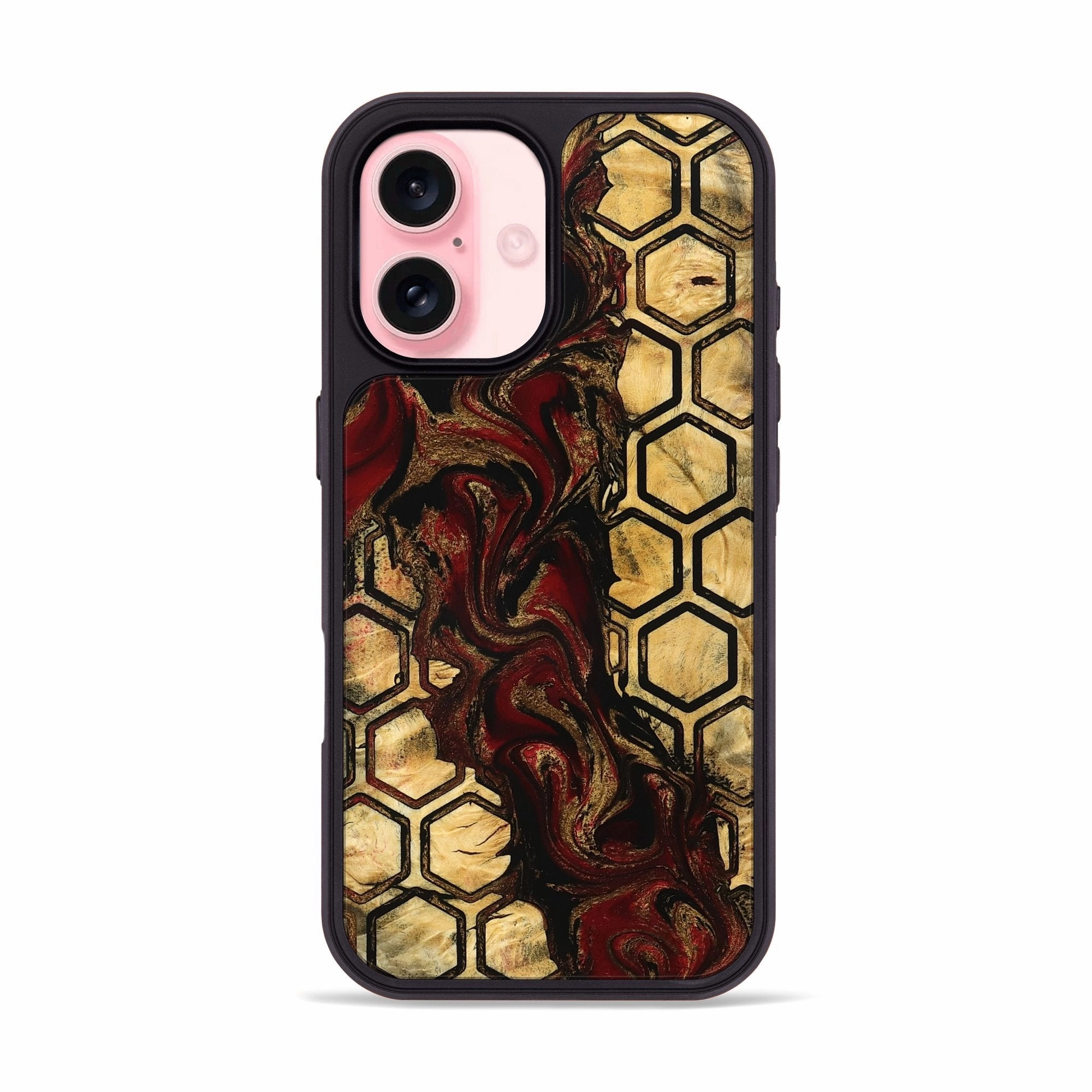 Iphone 16 Wood Phone Case - Rae (Pattern, 776347) Crystal Clear Screen