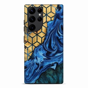 Shock Guard Galaxy S22 Ultra Wood Live Edge Phone Case - Ardis (Pattern, 781454)