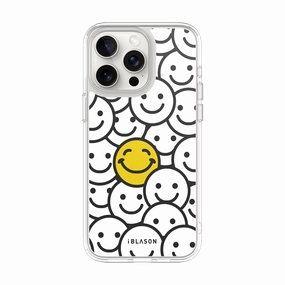 Iphone 15 Pro Halo Magsafe Cute Phone Case - Cheesin Anti Spy Film Tempered Screen Protector