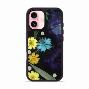 Iphone 16 Wood Phone Case - Sol (Bloom, 781350) Anti Finger Grease Film Anti Fingerprint Coating