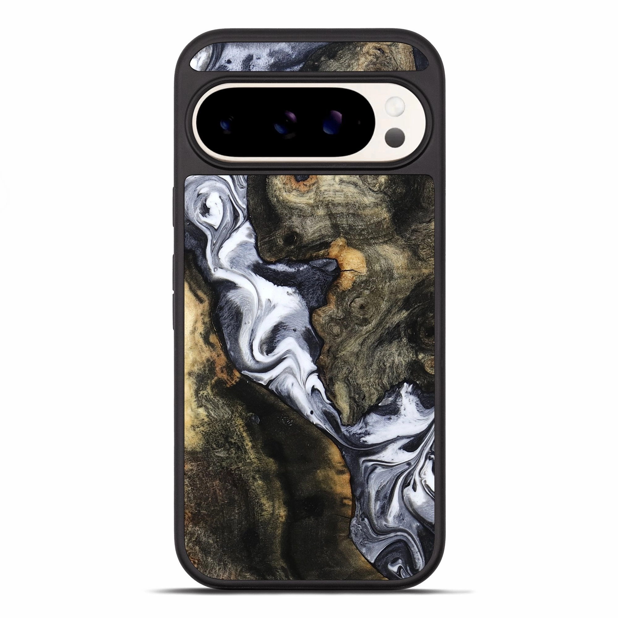 Pixel 10 Pro Xl Wood Phone Case - Jason (Black & White, 781636) Anti Static Film