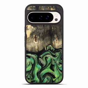 Bubble Resistant Film Crystal Clear Screen Pixel 10 Pro Xl Wood Phone Case - Kayley (Green, 781761)