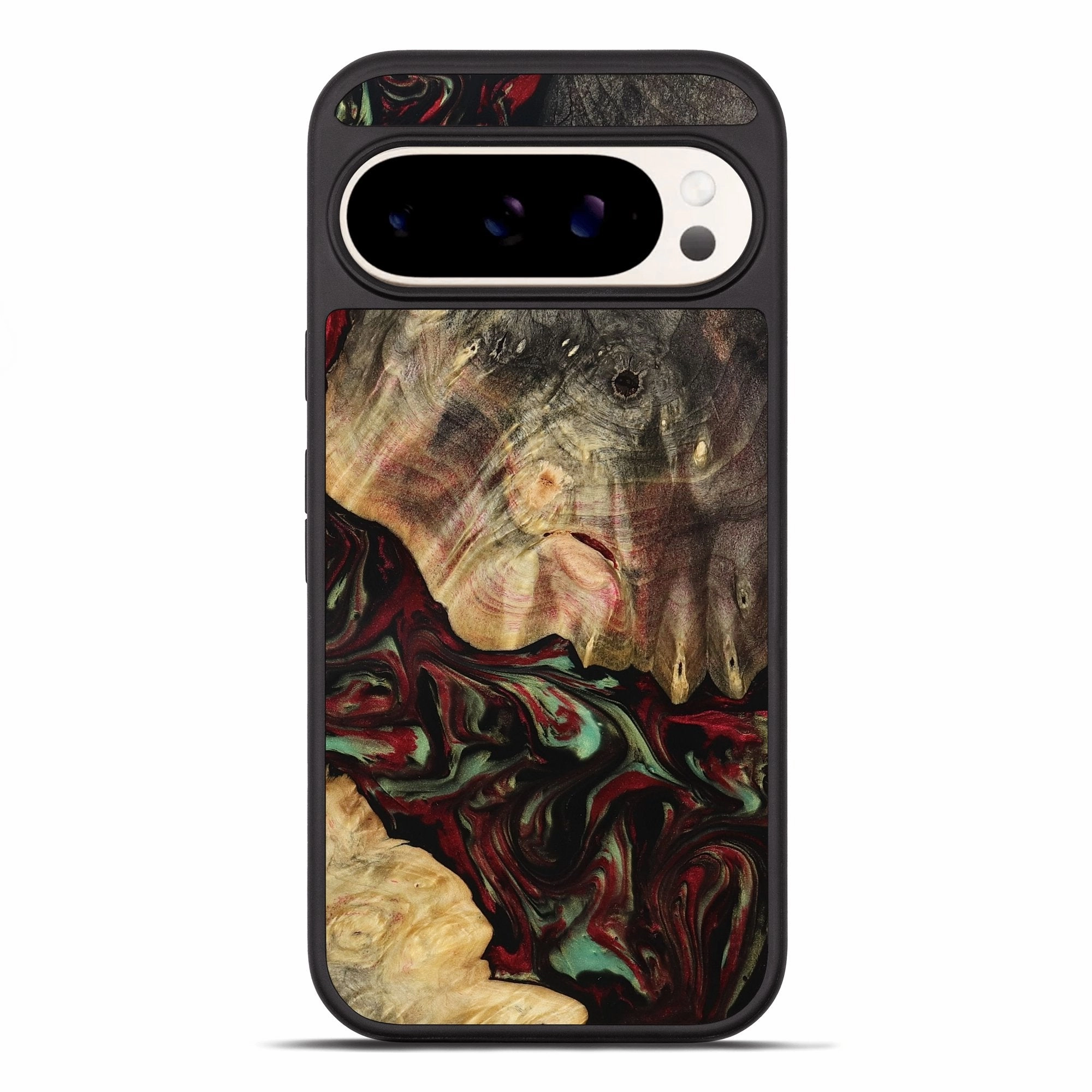 Anti Reflection Screen Case Friendly Glass Pixel 10 Pro Xl Wood Phone Case - Walker (Red, 768508)