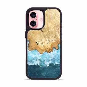 Iphone 16 Wood Phone Case - Alvah (Coastal, 781855) Screen Defense Case Friendly