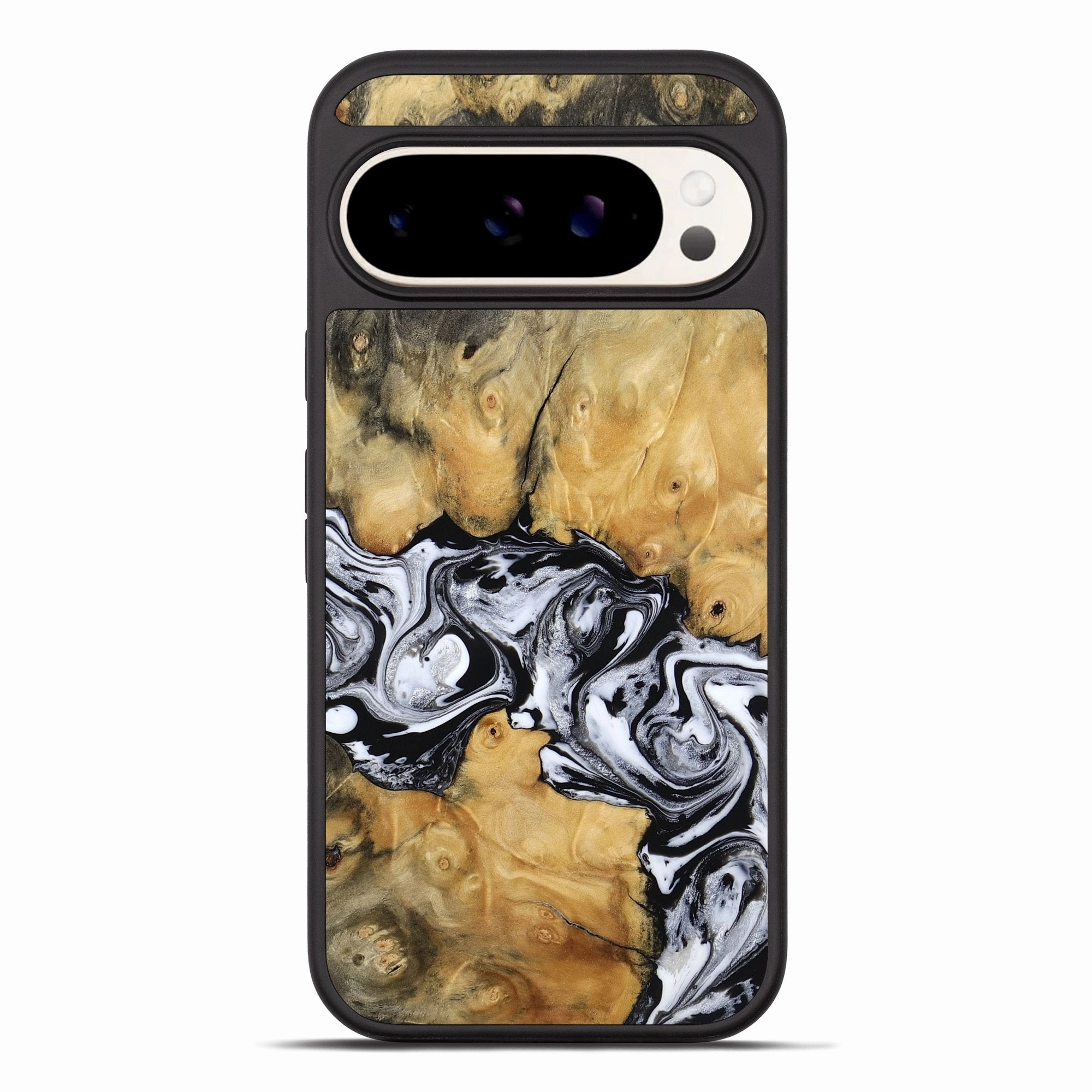 Screen Guard Pixel 10 Pro Xl Wood Phone Case - Vicky (Black & White, 770076)