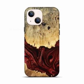 Easy Installation Iphone 13 Wood Live Edge Phone Case - Ariya (Red, 777387)