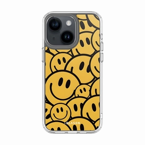 Iphone 15 Plus Halo Magsafe Cute Phone Case - Summer Smiles Scratch Proof Glass Impact Resistant