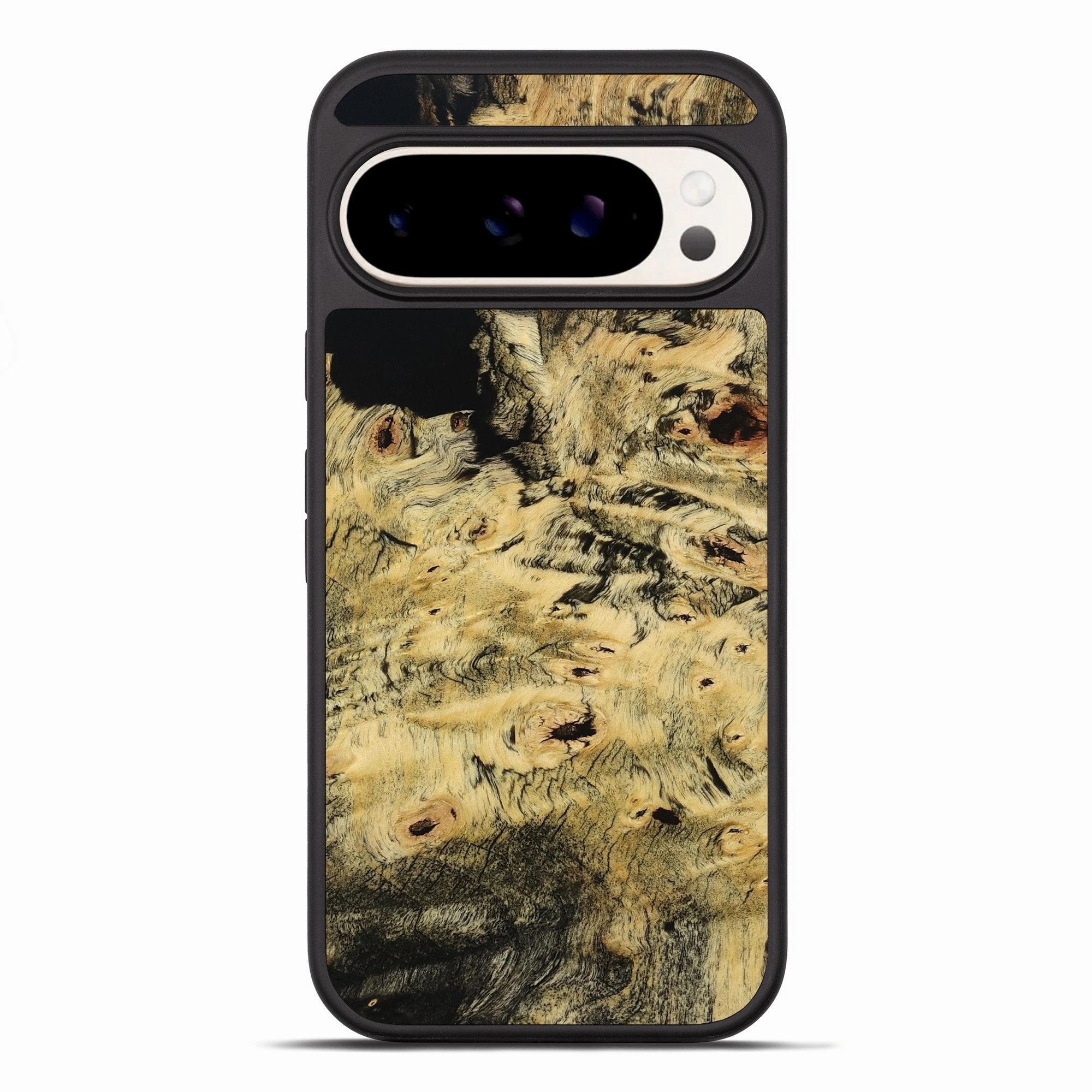 Ultra Clear Fingerprint Resistant Pixel 10 Pro Xl Wood Phone Case - Peggie (Wood Burl, 779570)