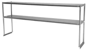 Green World - TSOS-6  - Double Overshelf, 71-7/8??W x 12-3/4??D x 30-7/8??H (overall), 18/304 stainless steel, for TSW-2472, 3072E/S/SB/SS, NSF