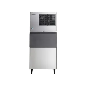 Hoshizaki - KML-325MAJ, Commercial 380lb Air Cooled Ice Machine with Ice 500lb Storage Bin Crescent Ice Cube