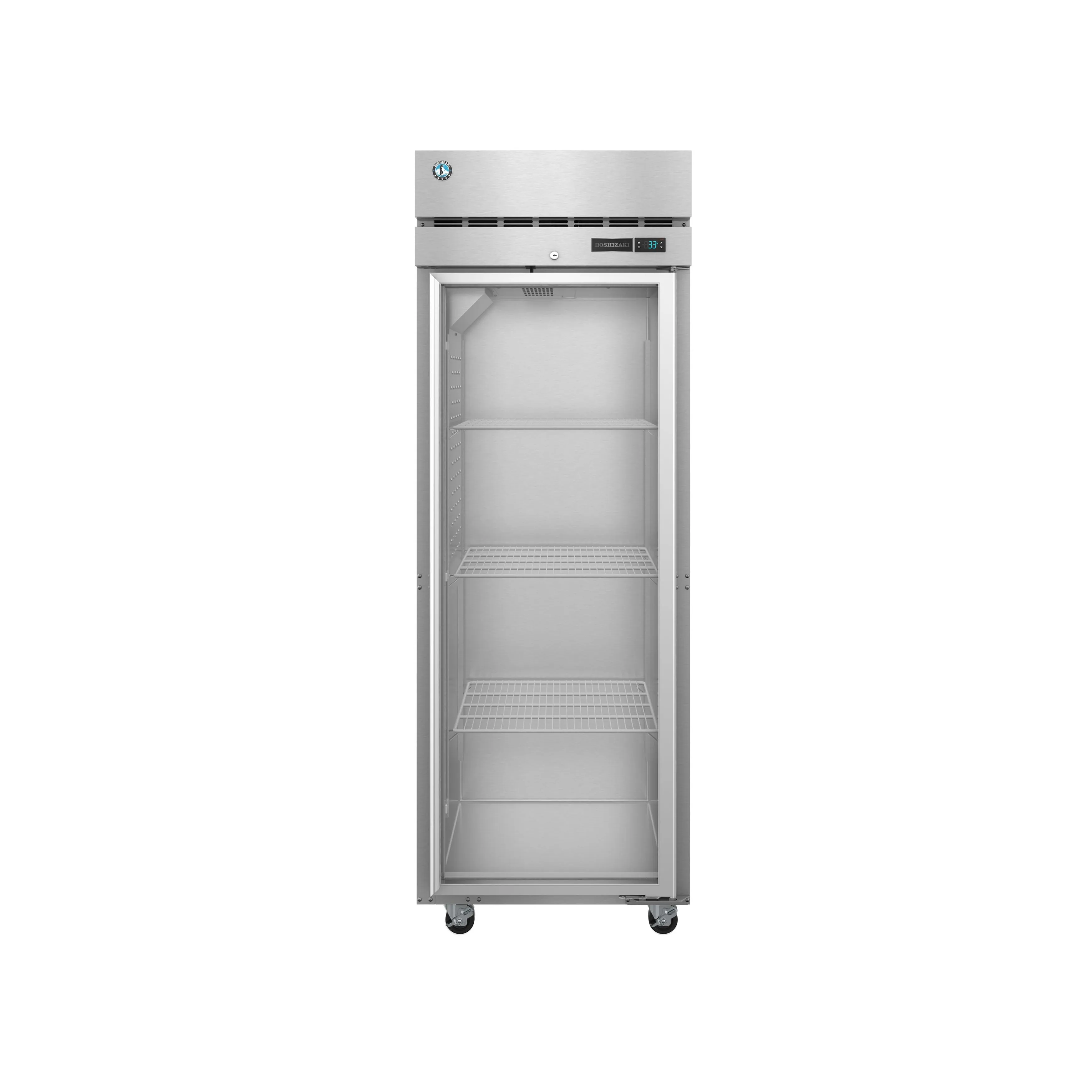 Hoshizaki - R1A-FG, Commercial 27.5" Glass Door Reach-In Refrigerator Single Section 23.1cu. ft.