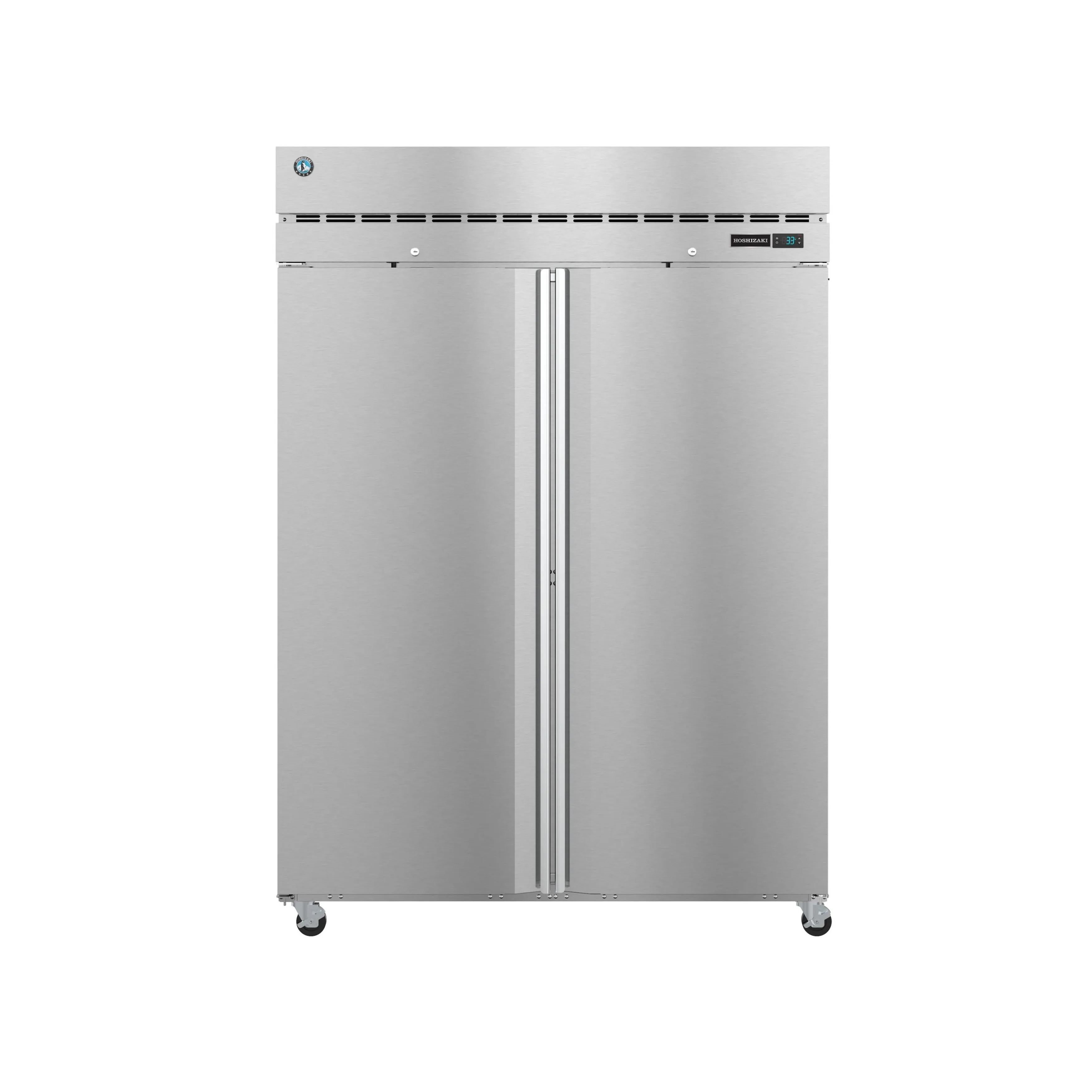 Hoshizaki - R2A-FS, Commercial 55" Solid Door Reach-In Refrigerator Two Section 50.37cu.ft.