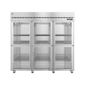 Hoshizaki - R3A-HG, Commercial 82.5" Half Glass Door Reach-In Refrigerator Three Section 79.03cu.ft.