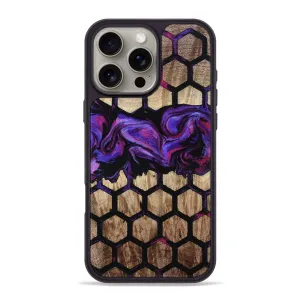 Iphone 16 Pro Max Wood Phone Case - Alora (Pattern, 779277) Drop Protection Shock Absorption