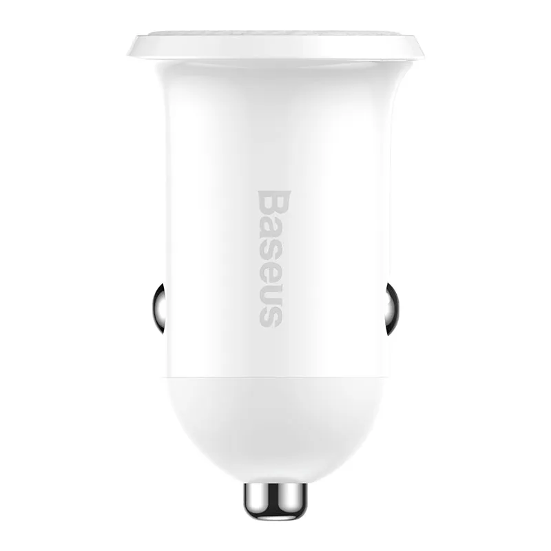 Baseus Grain Pro Car Charger 2X Usb 4.8 A Black (Ccallp-01) Portable Power Auto Stop Charging