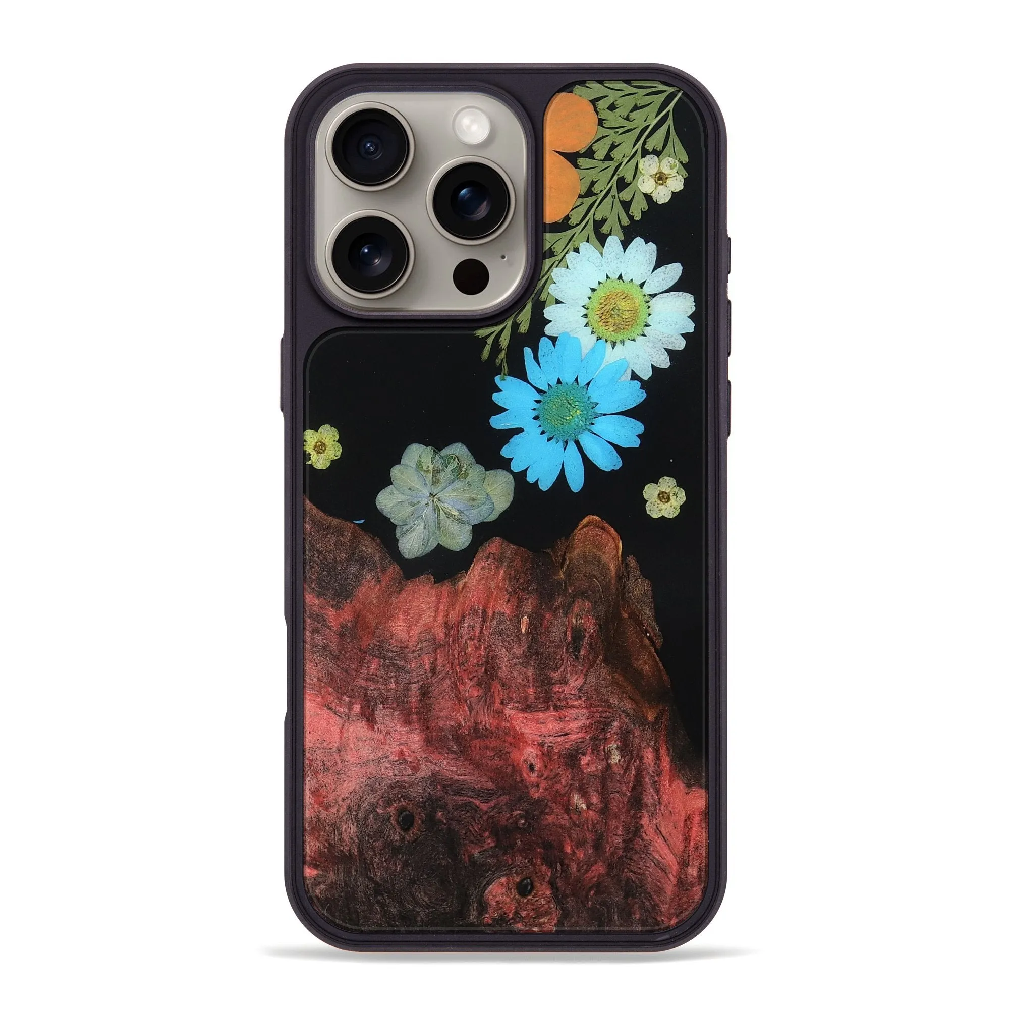 Iphone 16 Pro Max Wood Phone Case - Shelia (Bloom, 781591) Soft Edge