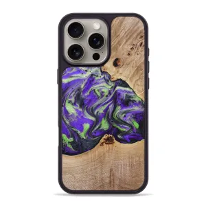 Case Friendly Anti Fingerprint Screen Iphone 16 Pro Max Wood Phone Case - Alpha (Purple, 781677)
