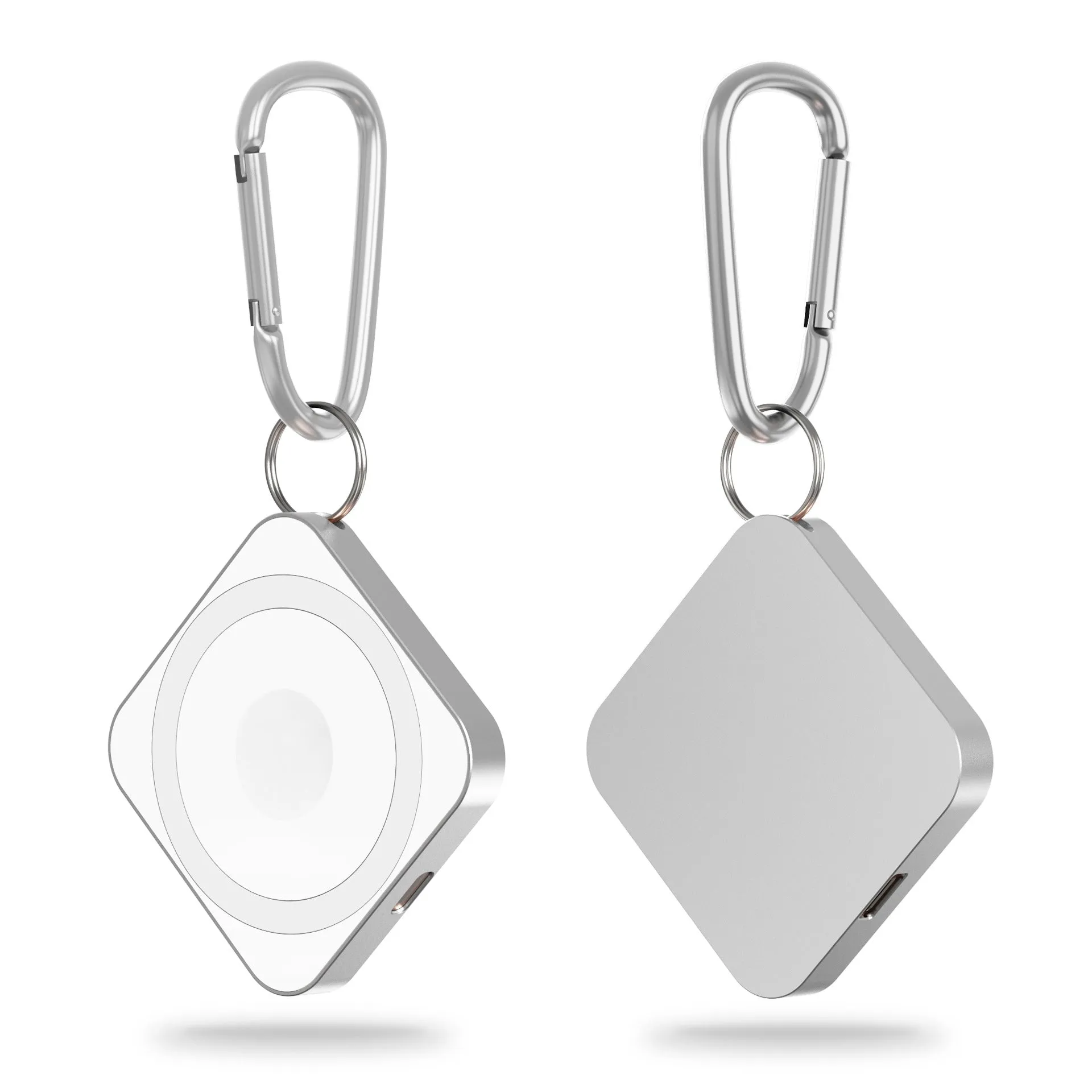 Heat Resistant 3-In-1 Wireless Charging Pad With Magsafe Portable Silver